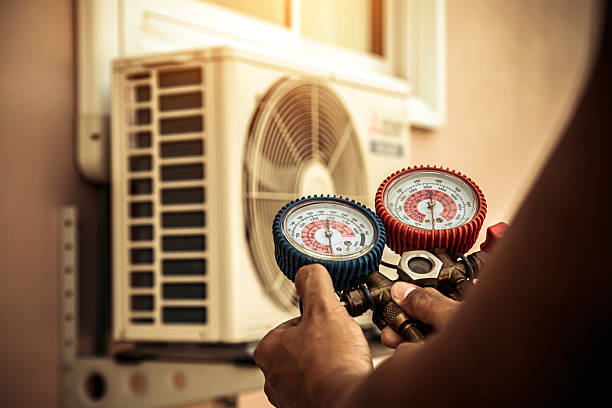 Professional Heat Pump Repair technician working in Windsor, OH